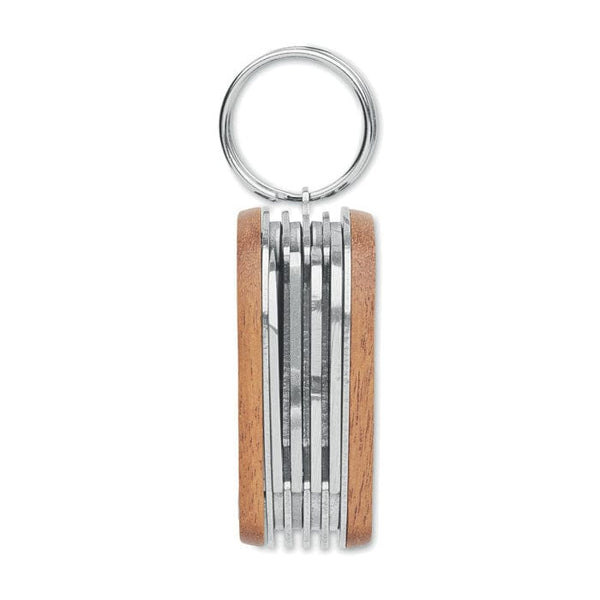 Coltello legno tascabile multiuso Natural - personalizzabile con logo