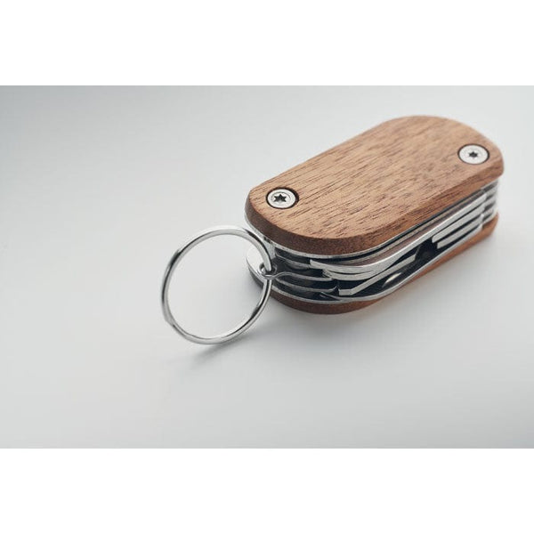 Coltello legno tascabile multiuso Natural - personalizzabile con logo