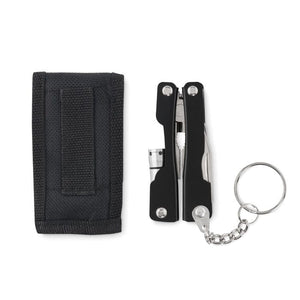 Coltello multi-tool pieghevole Nero - personalizzabile con logo