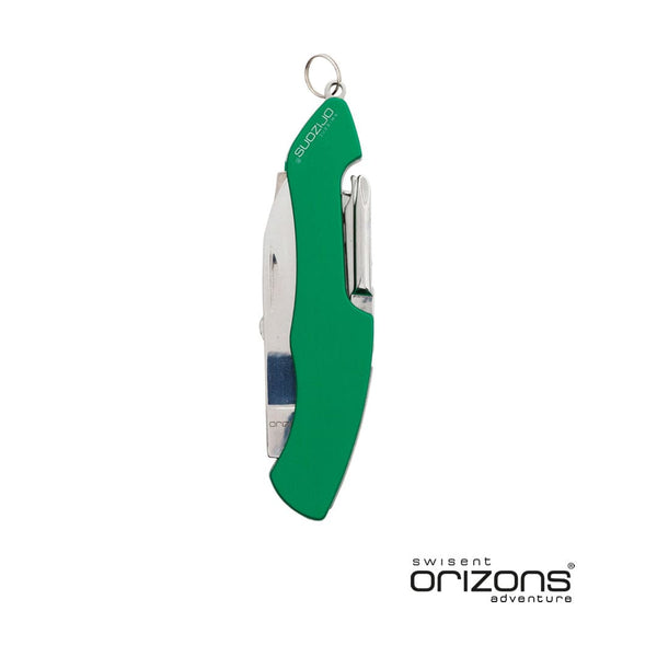 Coltello Multiuso Klent verde - personalizzabile con logo