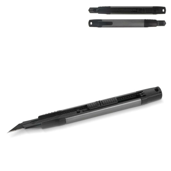 Coltello per hobby in metallo e ABS Nero - personalizzabile con logo