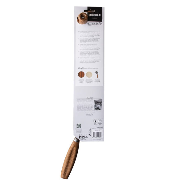 Coltello Pizza&Formaggi BOSKA Oslo+Nr.4 color argento - personalizzabile con logo
