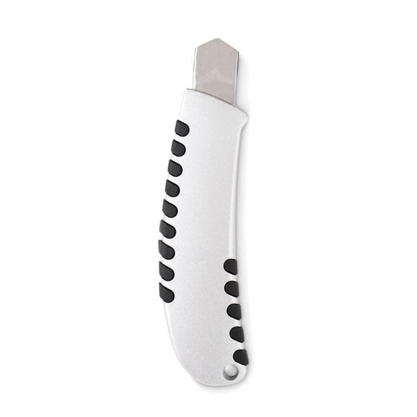 Coltello retrattile 8 lame color argento - personalizzabile con logo