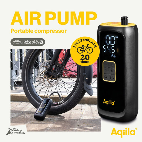 Compressore portatile Aqiila Airbird C4 Nero - personalizzabile con logo