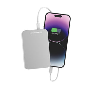 Compton RCS plastica riciclata/alluminio 10.000mAh powerbank - personalizzabile con logo