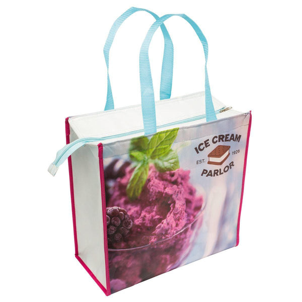 CONCEPT BAGS - Shopper su misura in TNT Laminato BORSA TERMICA LARGE - NWL - 34x34x17 / 1000 pezzi - personalizzabile con logo