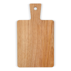 Confezione da 2 mini taglieri in legno da portata per tapas natural / Chiaro - personalizzabile con logo
