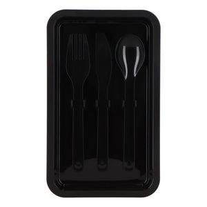 Contenitore per il pranzo a doppio strato con posate - personalizzabile con logo