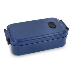Contenitore per il pranzo Zen 800 ml blu navy - personalizzabile con logo