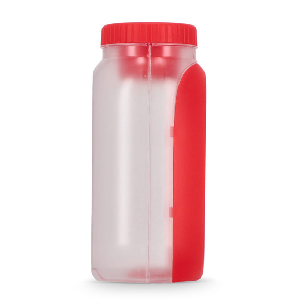 Contenitore per pranzo all-in-one con scomparto per salsa e cucchiaio-forchetta - personalizzabile con logo
