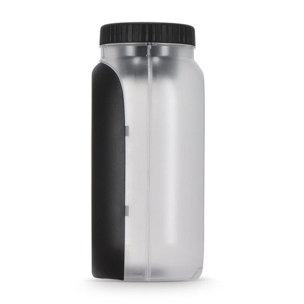 Contenitore per pranzo all-in-one con scomparto per salsa e cucchiaio-forchetta - personalizzabile con logo