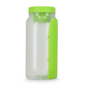 Contenitore per pranzo all-in-one con scomparto per salsa e cucchiaio-forchetta - personalizzabile con logo
