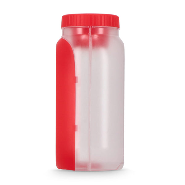 Contenitore per pranzo all-in-one con scomparto per salsa e cucchiaio-forchetta - personalizzabile con logo