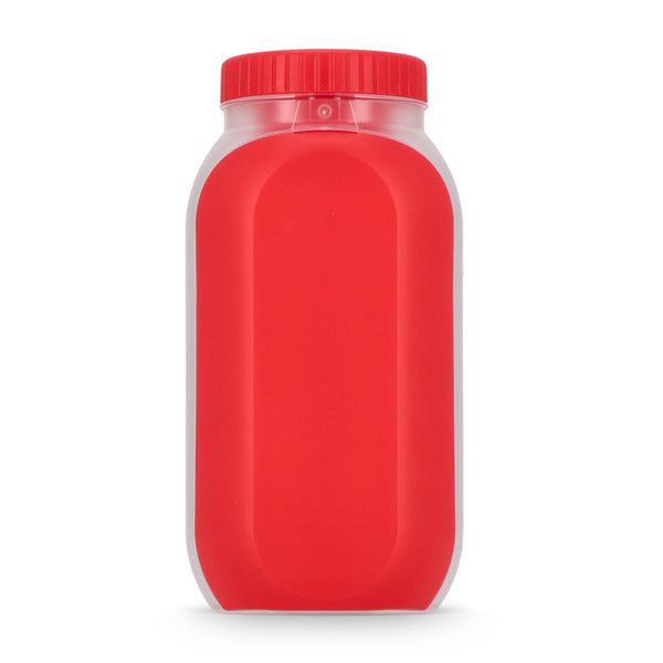 Contenitore per pranzo all-in-one con scomparto per salsa e cucchiaio-forchetta - personalizzabile con logo