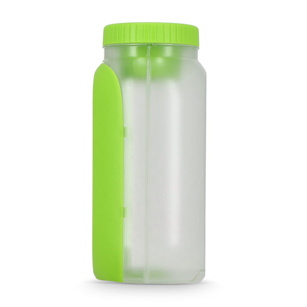 Contenitore per pranzo all-in-one con scomparto per salsa e cucchiaio-forchetta - personalizzabile con logo