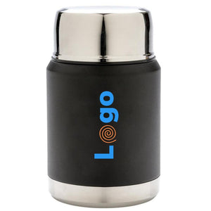 Contenitore sottovuoto Elite Swiss Peak nero - personalizzabile con logo