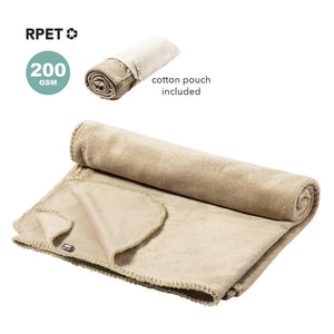 Coperta Bibbly beige - personalizzabile con logo