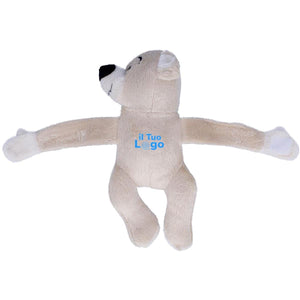 Coperta con peluche - personalizzabile con logo