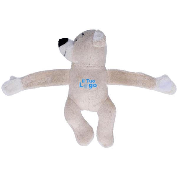 Coperta con peluche - personalizzabile con logo