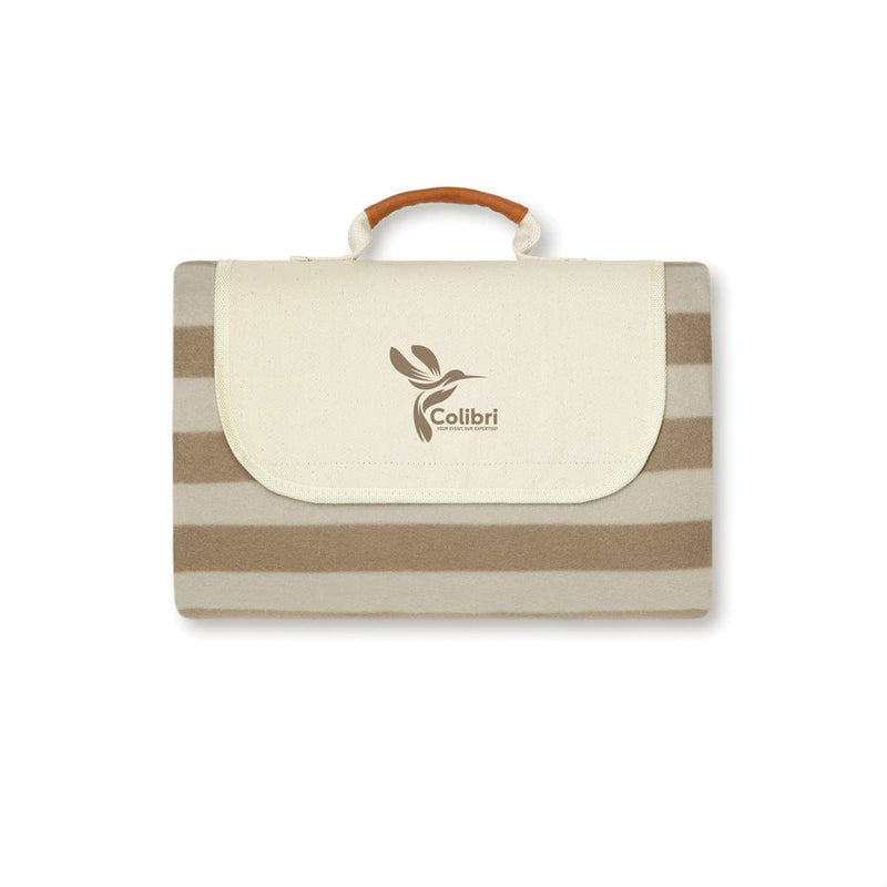 Coperta da picnic piccola VINGA Alba in RPET GRS - personalizzabile con logo
