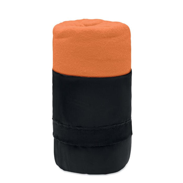 Coperta da viaggio Arancio - personalizzabile con logo