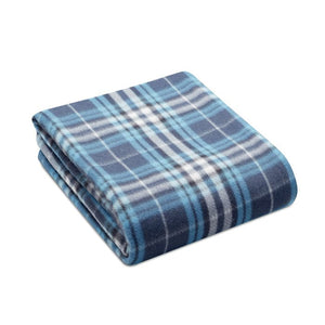 Coperta da viaggio tartan - personalizzabile con logo