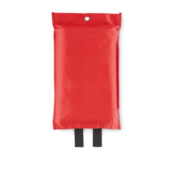 Coperta ignifuga in sacchetto rosso - personalizzabile con logo