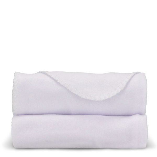 Coperta in pile con stampa all over 120x150 cm Bianco - personalizzabile con logo
