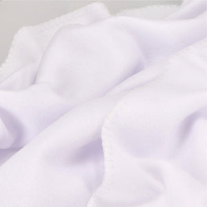Coperta in pile con stampa all over 120x150 cm Bianco - personalizzabile con logo