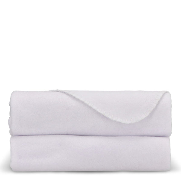 Coperta in pile con stampa  all over 130x170 cm 290g/m² Bianco - personalizzabile con logo