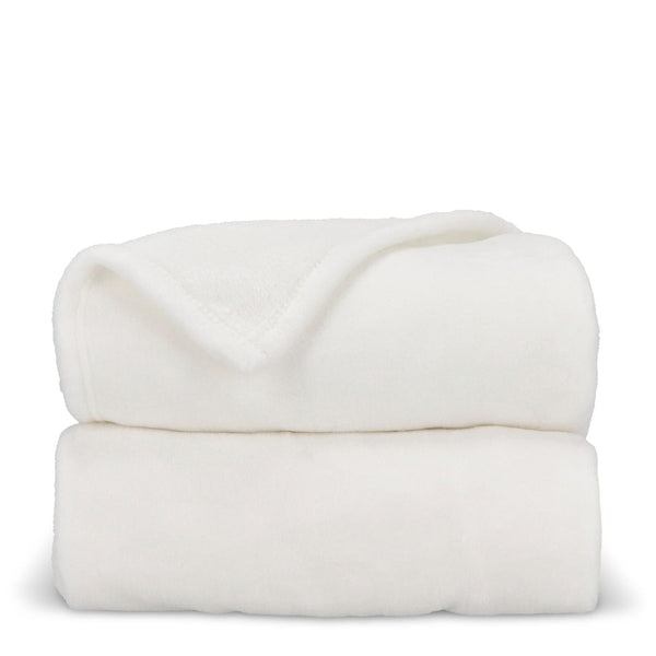 Coperta in pile coral con stampa all over 130x170 cm 270g/m² Bianco - personalizzabile con logo