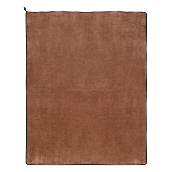 Coperta in pile di corallo accoppiato 120x150 cm (500 g/m²) sublimazione - personalizzabile con logo