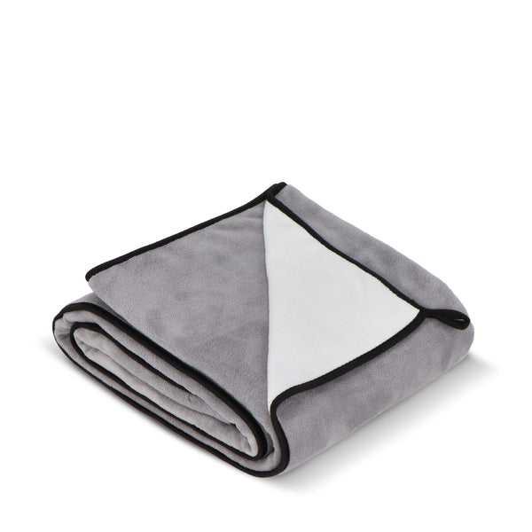 Coperta in pile di corallo accoppiato 120x150 cm (500 g/m²) sublimazione - personalizzabile con logo
