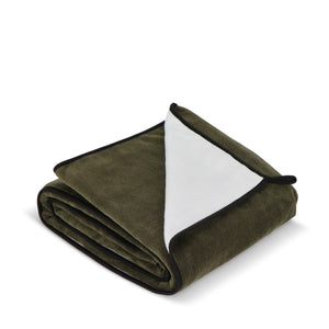 Coperta in pile di corallo accoppiato 120x150 cm (500 g/m²) sublimazione - personalizzabile con logo