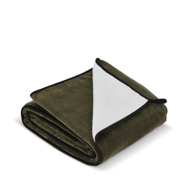 Coperta in pile di corallo accoppiato 120x150 cm (500 g/m²) sublimazione - personalizzabile con logo