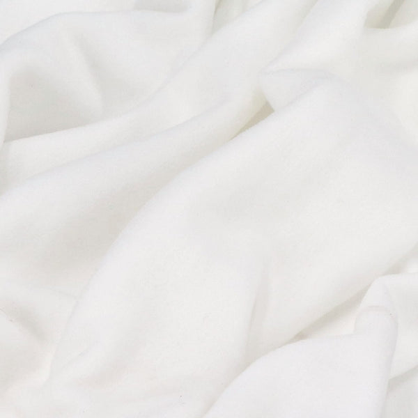 Coperta in pile R-PET con stampa in  sublimazione 120x150 cm 250g/m² Bianco - personalizzabile con logo