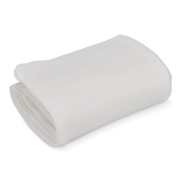 Coperta in pile R-PET con stampa in  sublimazione 120x150 cm 250g/m² Bianco - personalizzabile con logo