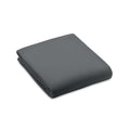 Coperta in pile RPET 130gr/m² grigio scuro - personalizzabile con logo