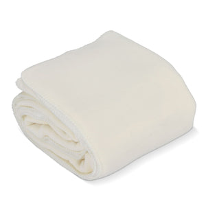 Coperta in pile Sherpa con stampa all over 130x170 cm 510g/m² Bianco - personalizzabile con logo