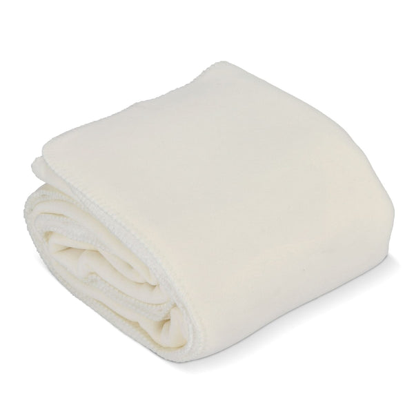 Coperta in pile Sherpa con stampa all over 130x170 cm 510g/m² Bianco - personalizzabile con logo