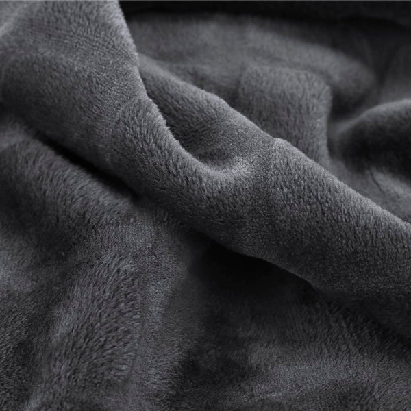 Coperta Sanoa nero - personalizzabile con logo