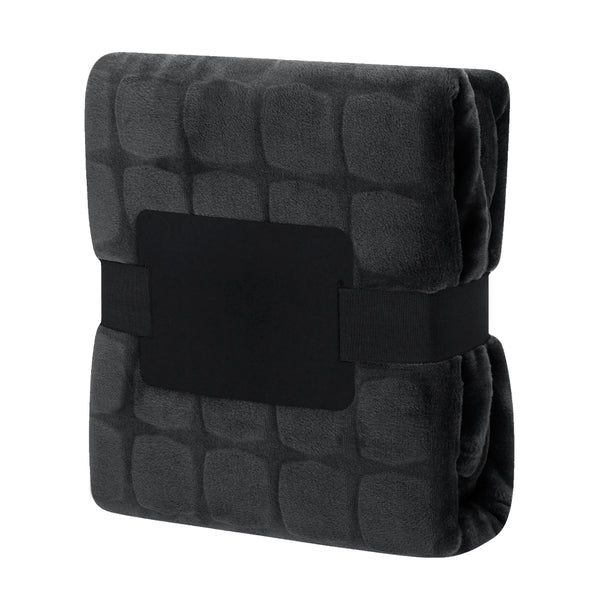 Coperta Sanoa nero - personalizzabile con logo