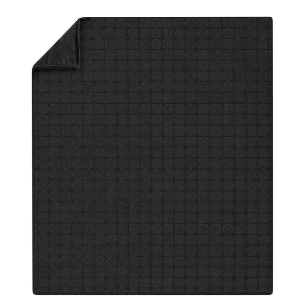 Coperta Sanoa nero - personalizzabile con logo