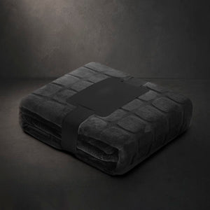 Coperta Sanoa nero - personalizzabile con logo