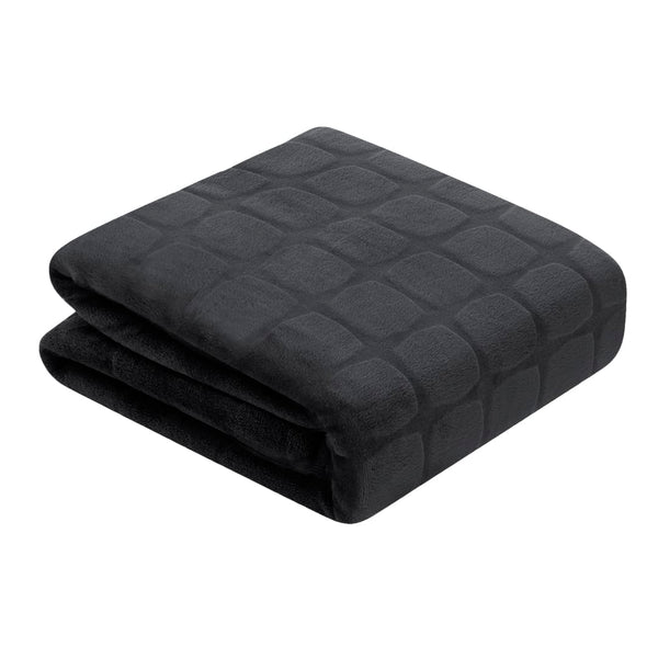Coperta Sanoa nero - personalizzabile con logo