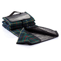 Coperta Tartan per picnic nero - personalizzabile con logo