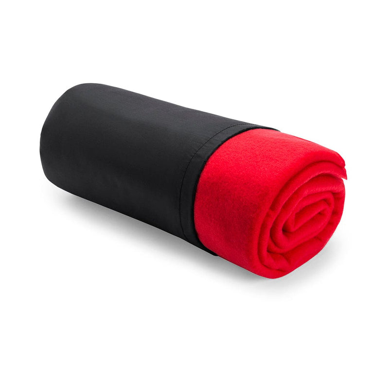 Coperta Thiago rosso - personalizzabile con logo