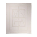 Coperta VINGA Monogram GRS bianco - personalizzabile con logo