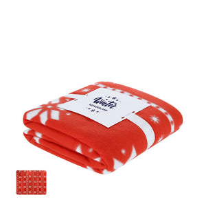 Coperta Yalanny rosso - personalizzabile con logo
