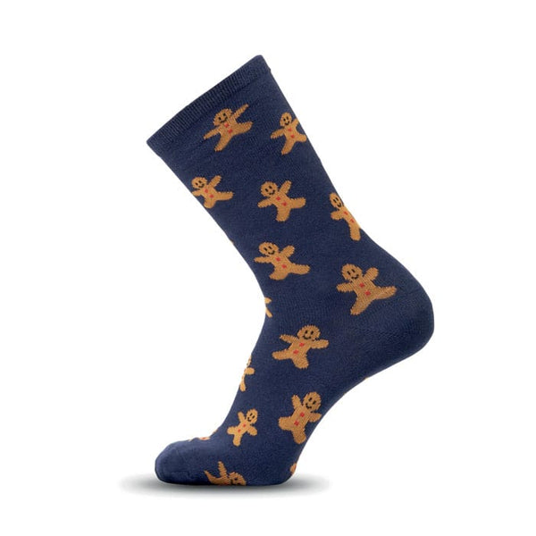 Coppia di calzini natalizi M Blu - personalizzabile con logo